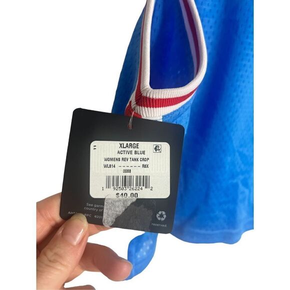 Champion Mesh Cropped Tank Active Blue XL - Picture 4 of 4